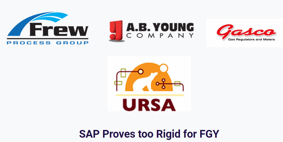 SAP cồng kềnh và kém linh hoạt đối với hoạt động điều hành của FGY