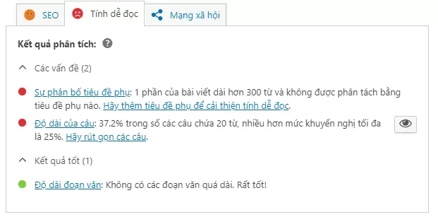 Bước 3:kiểm tra tính dễ đọc