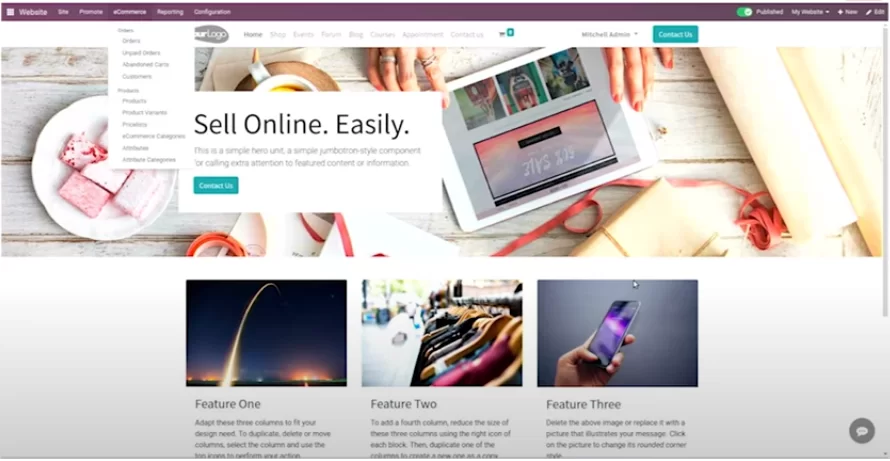 Website Builder in Odoo 16 Gets More Efficient