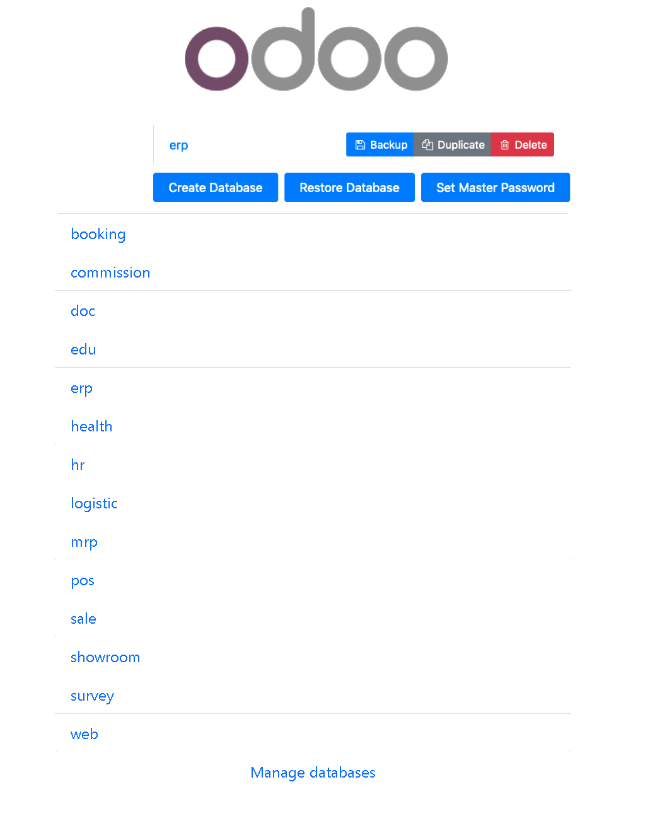 Odoo getting started