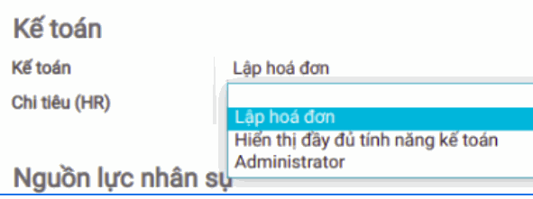 Kế toán của Odoo