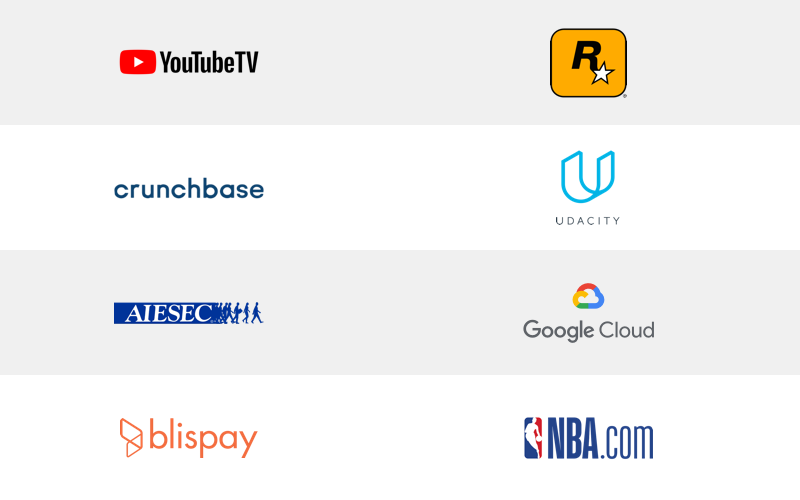 These websites are built with Angular