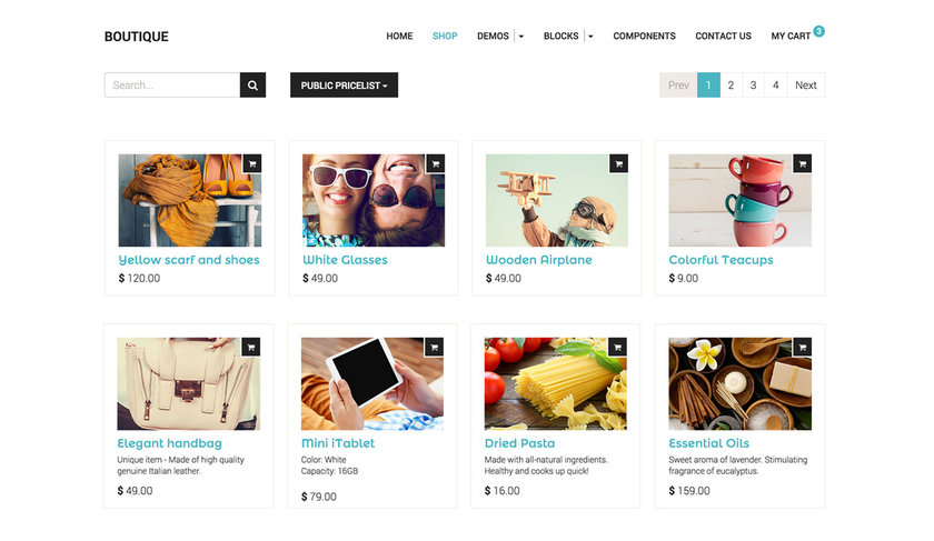 Odoo Online Store