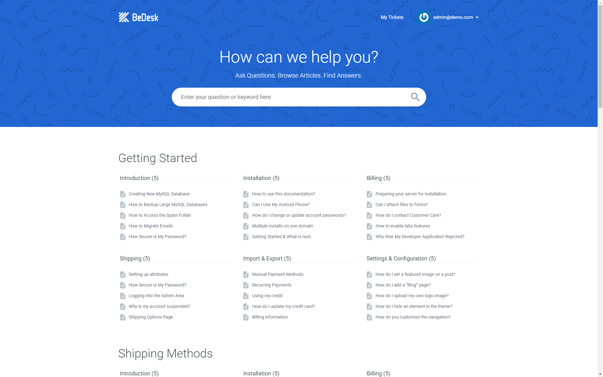 Help Center - A platform for building effective knowledge base