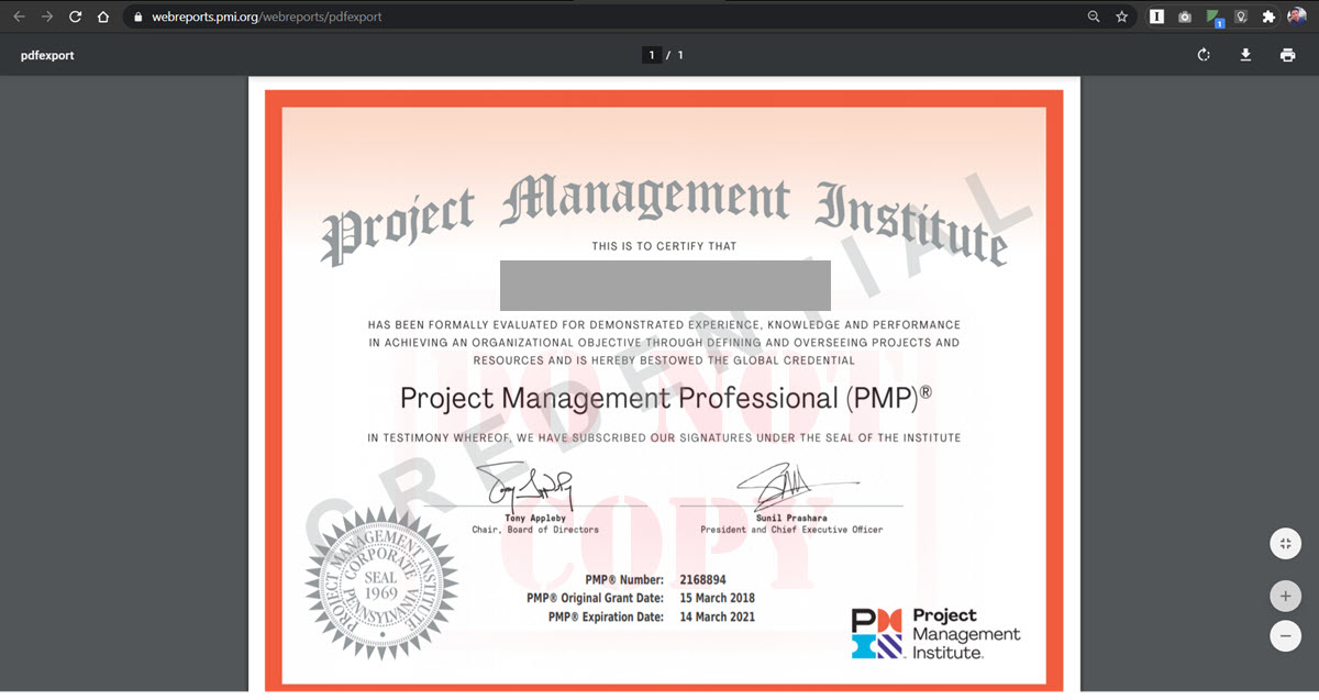PMP Certification