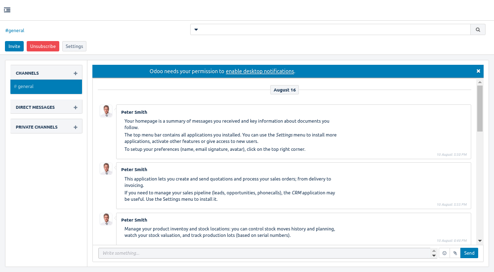 Discuss Tasks and Share Documents