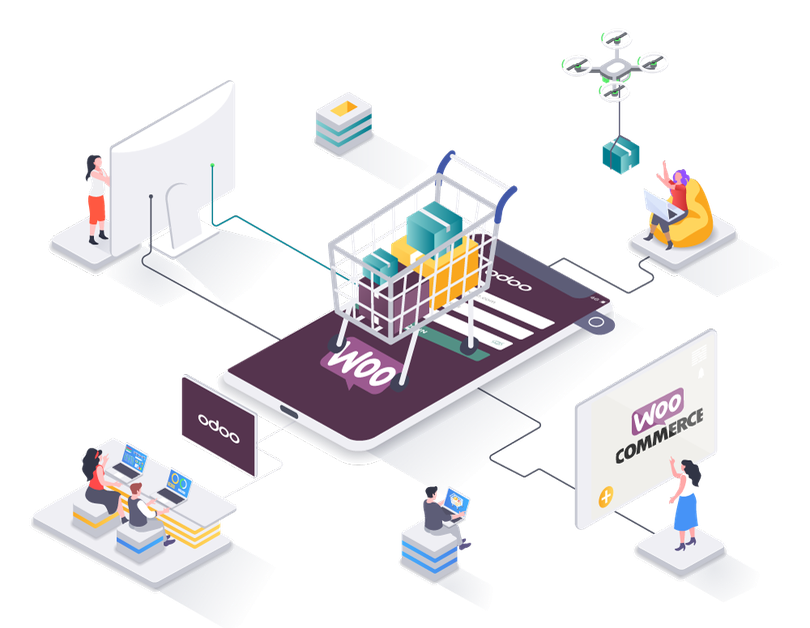 Tích hợp Odoo với WooCommerce - nền tảng TMĐT hàng đầu thế giới