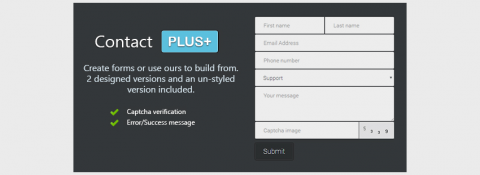 15. ContactPLUS+ - PHP Contact Form