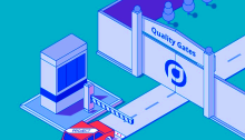 In traditional project management terms, Quality Gates are benchmarks used throughout projects to ensure that everything is kept on track. Usually, they take the form of simple checklists that are set up during planning to ensure that the requirements are being met at a quality that is sufficient to proceed to subsequent stages.